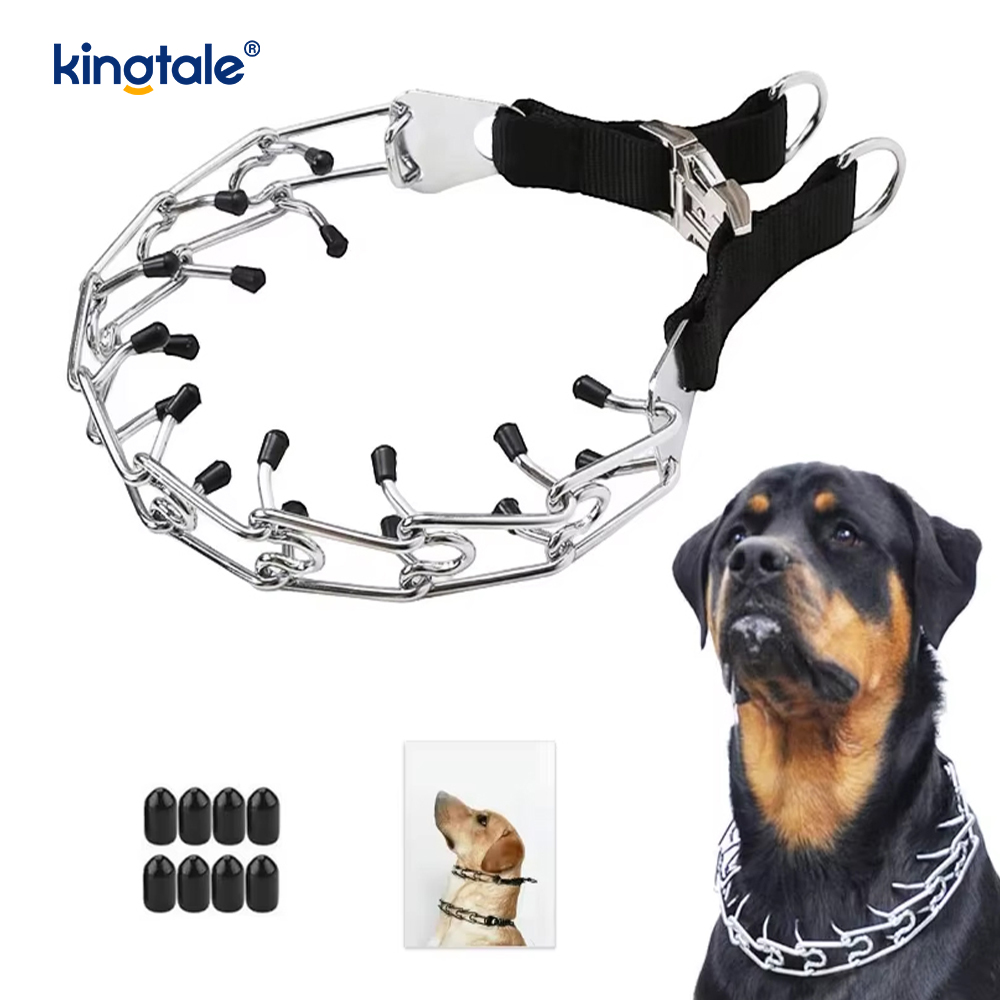Hundehalsbånd med metalspænde
