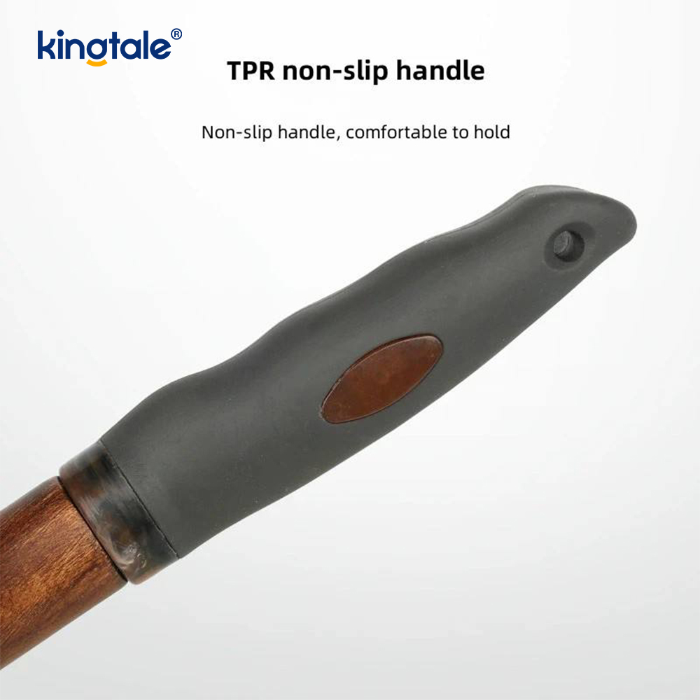 Rustfrit stålstifter Bøgetræ Krop Ground Pet Comb