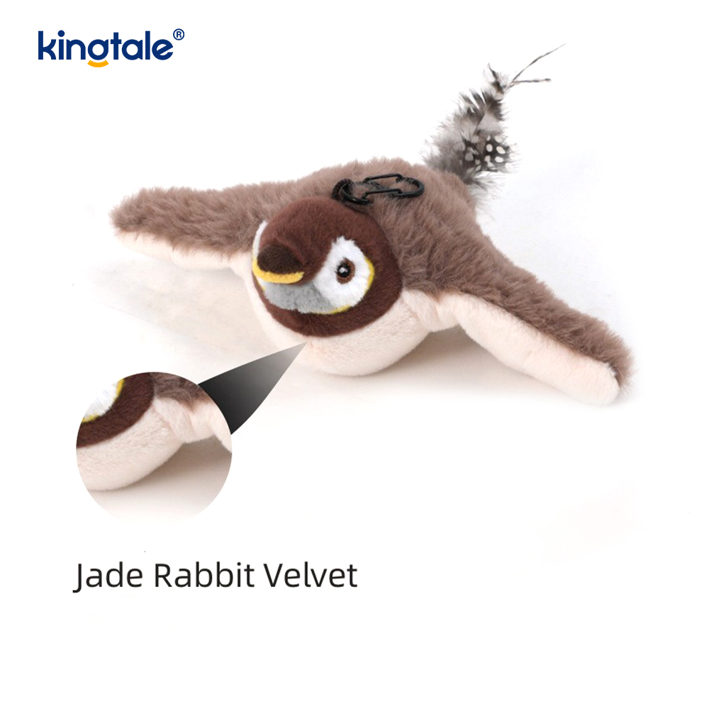 Simuleret Sparrow Pet Plys Legetøj Til Alle Racer Katte Kicker Kattespids Legetøj Sparrow