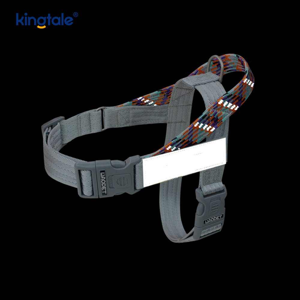 Udviklet Braid Nylon Webbing Highlight Reflekterende Hundesele