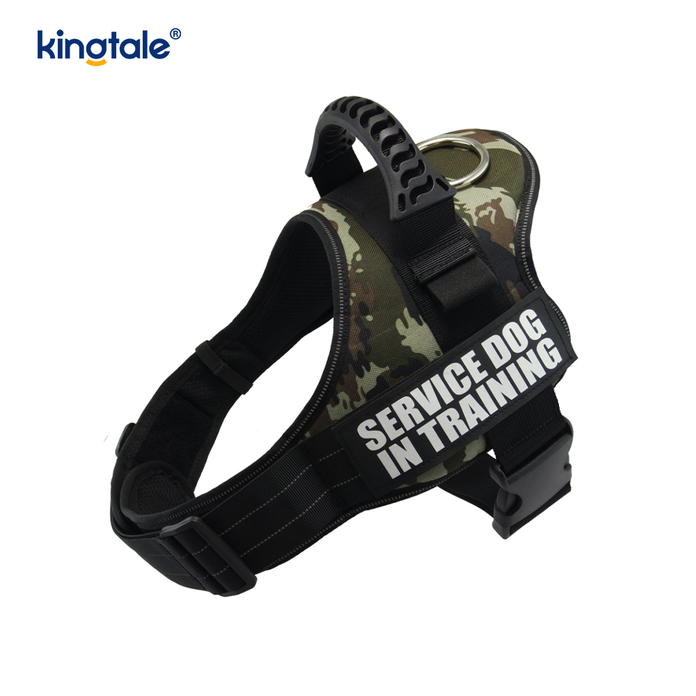 No Pull Reflekterende Designer Hundesele Solid Nylon Rope Hundesnor