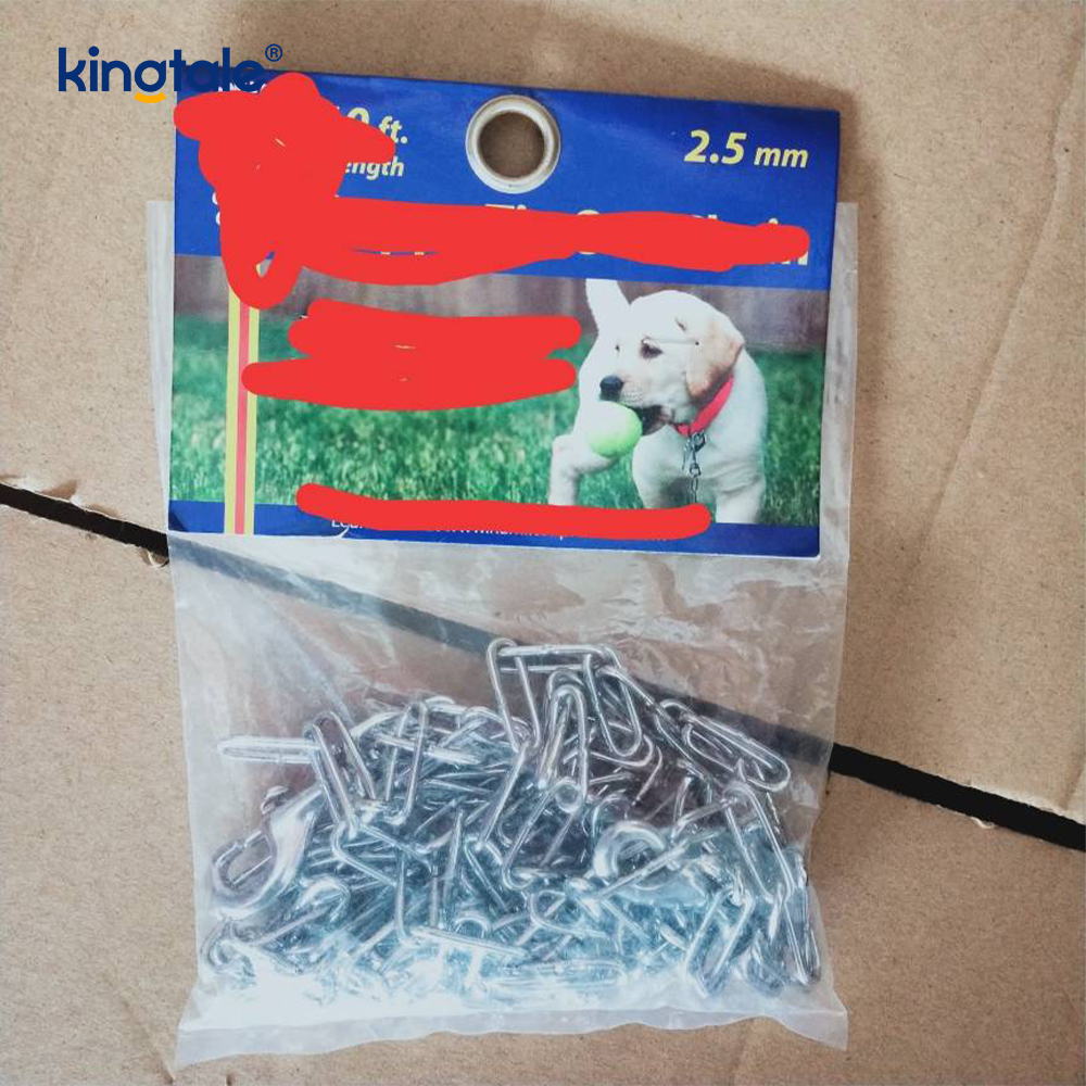 Pet Pinch Choke Halsbånd Carbon Steel Metal Prong Hundetræningshalsbånd