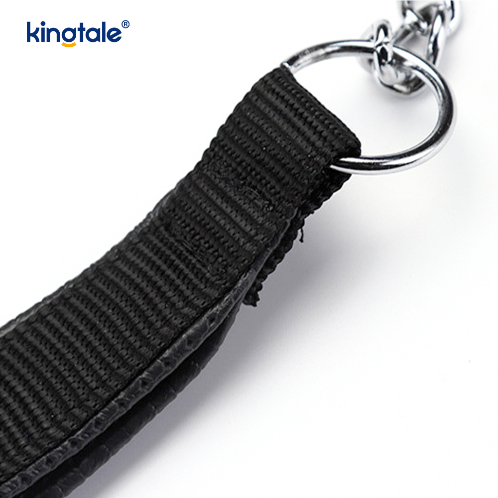 Brugerdefineret metal Heavy Duty hundekæde bly med skumhåndtag til hunde