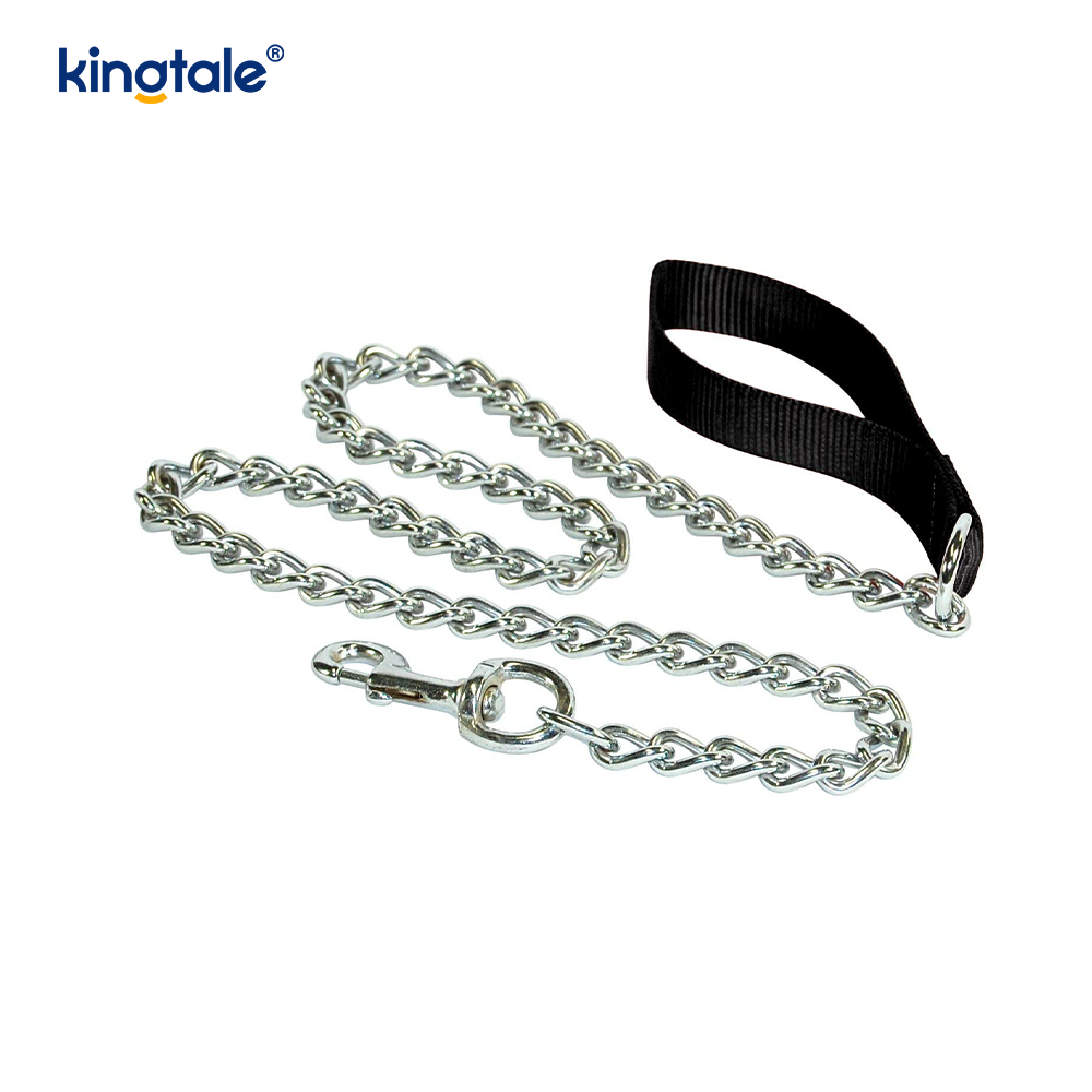 Brugerdefineret metal Heavy Duty hundekæde bly med skumhåndtag til hunde