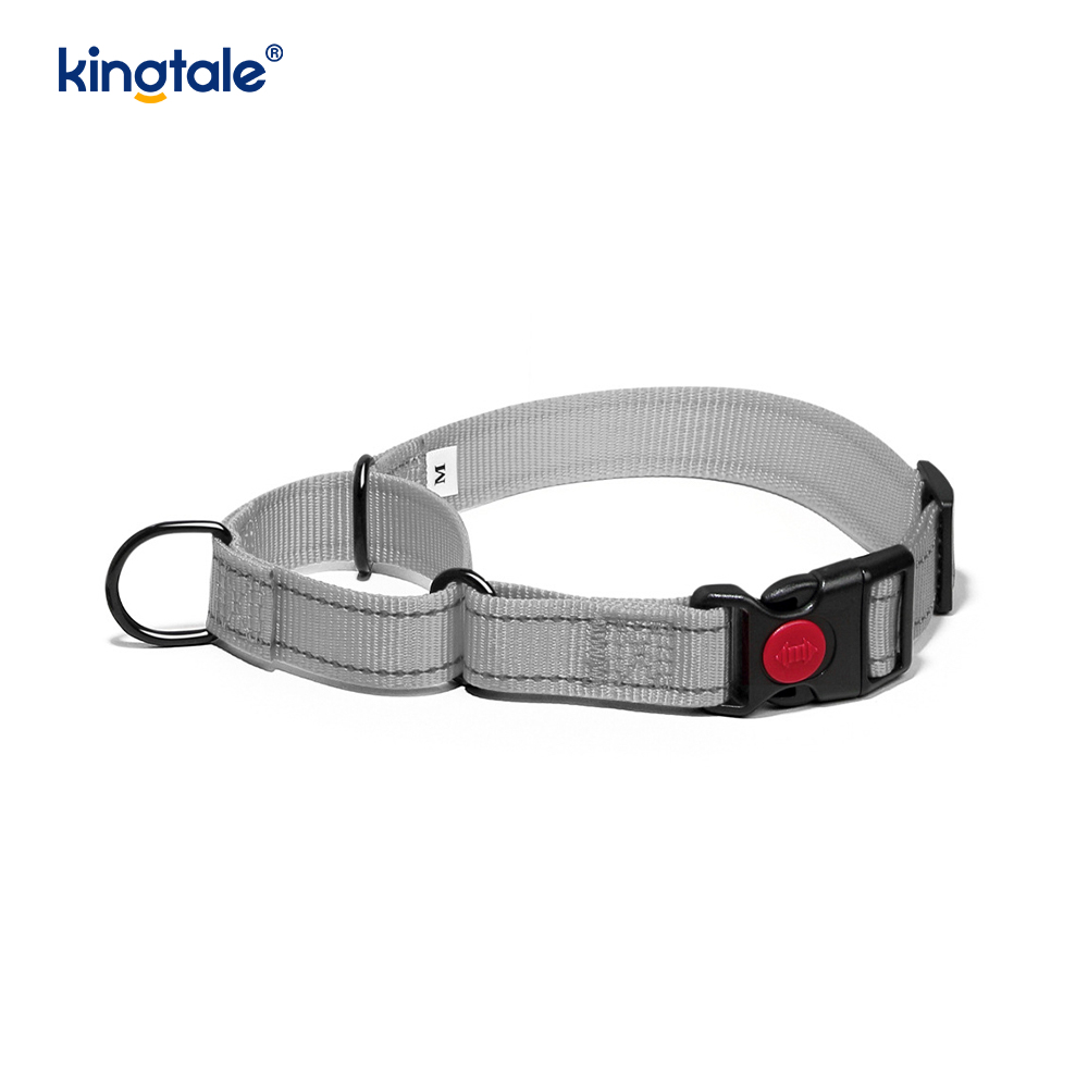 No Pull Reflekterende Justerbar Nylon Martingale Hundehalsbånd til S M L Hunde