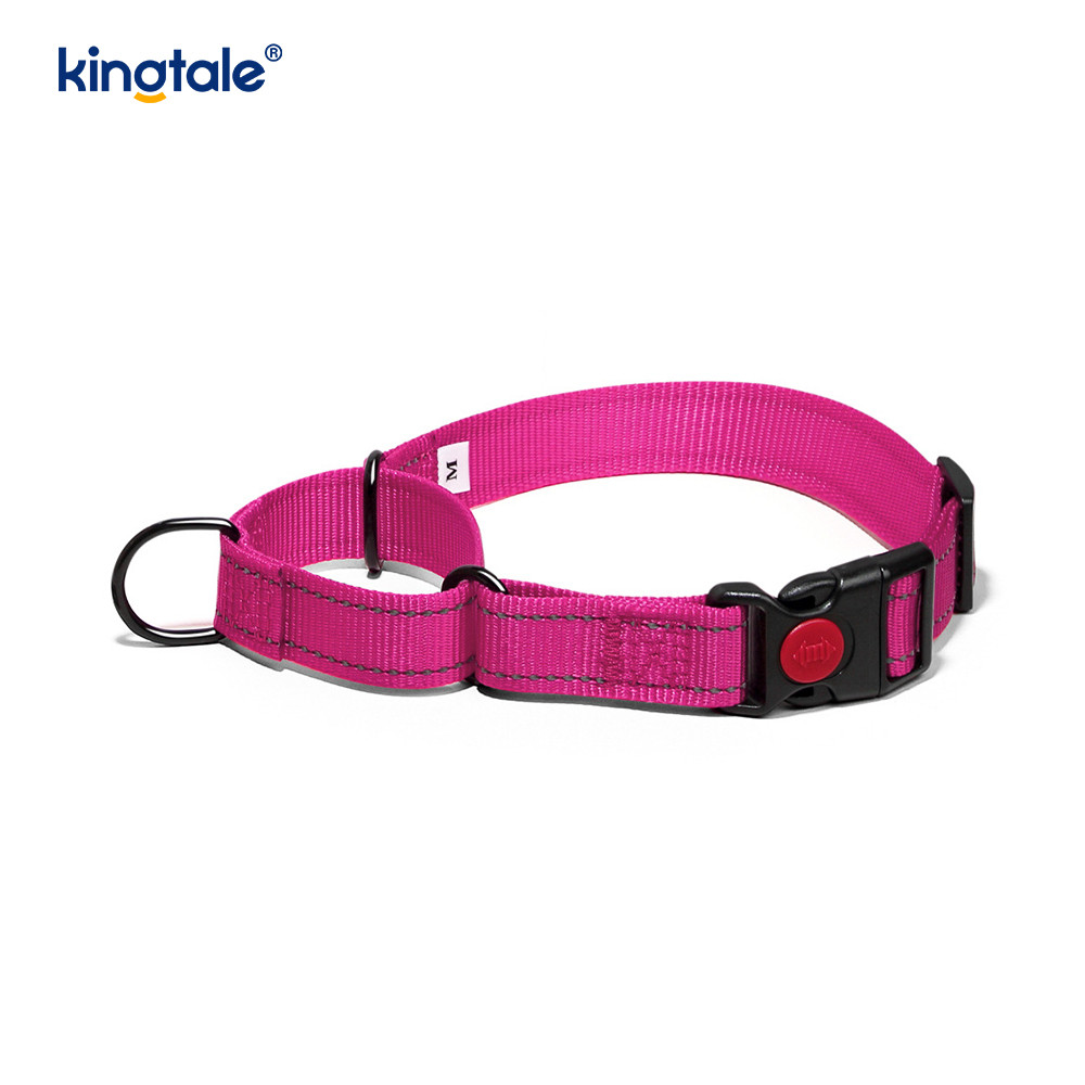 No Pull Reflekterende Justerbar Nylon Martingale Hundehalsbånd til S M L Hunde