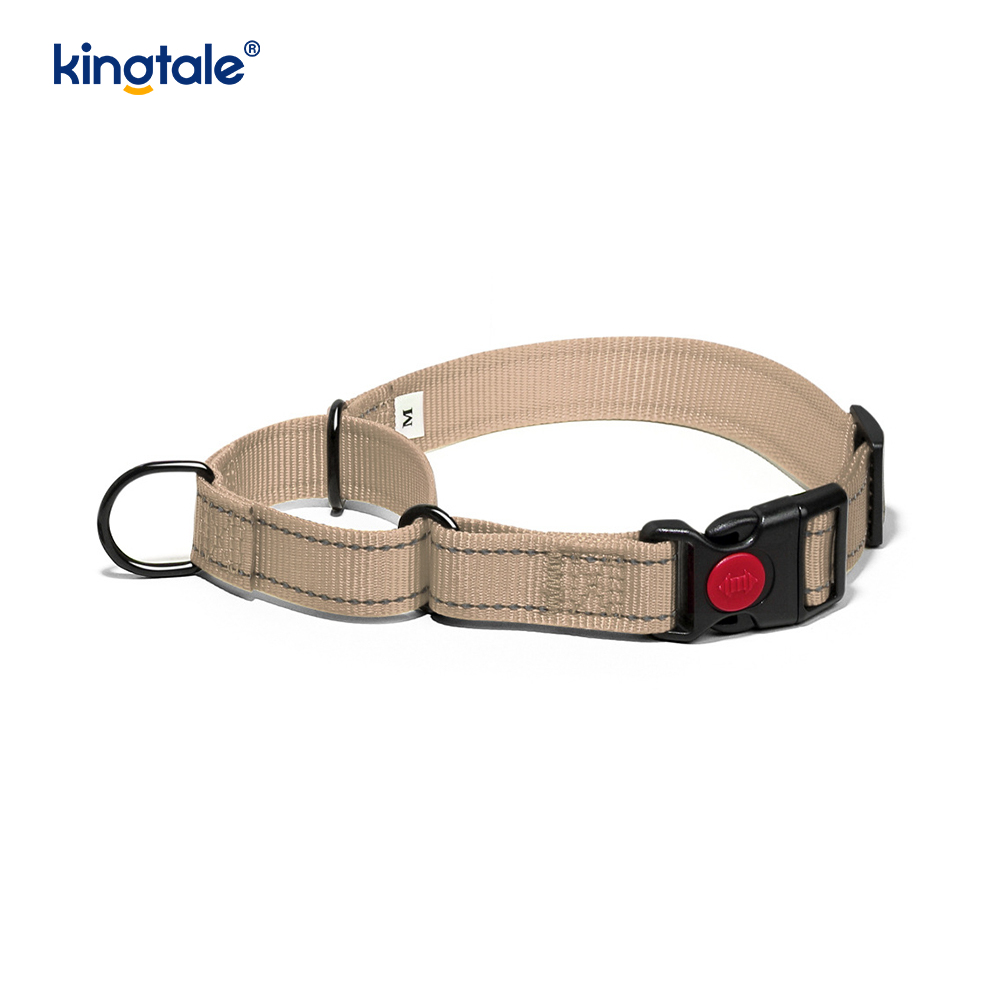 No Pull Reflekterende Justerbar Nylon Martingale Hundehalsbånd til S M L Hunde