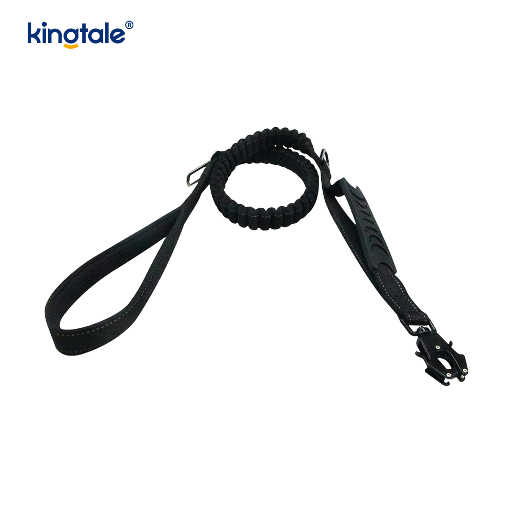 Reflekterende No Pull Heavy Duty Taktisk Hundehalsbånd Bungee Leash