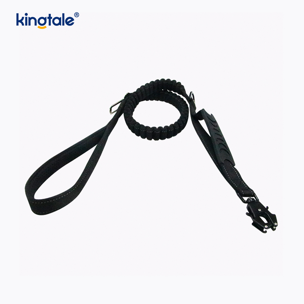 Reflekterende No Pull Heavy Duty Taktisk Hundehalsbånd Bungee Leash