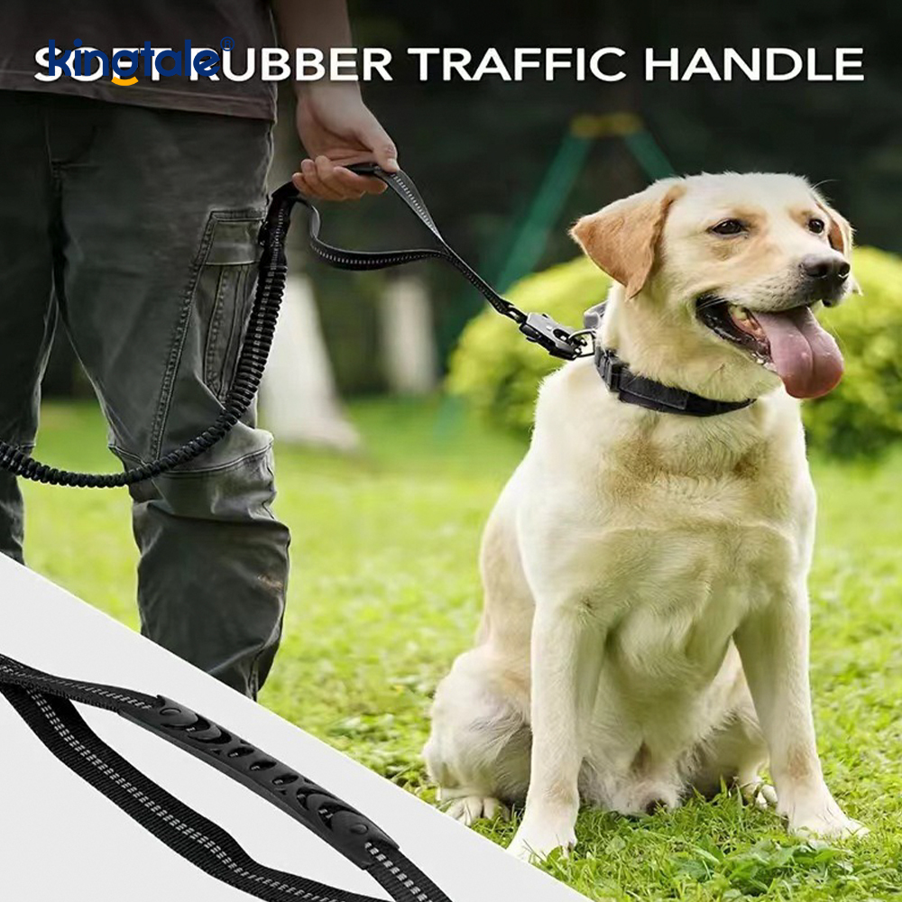 4 i 1 kraftig hundesnor med bilsele og blødt polstret håndtag