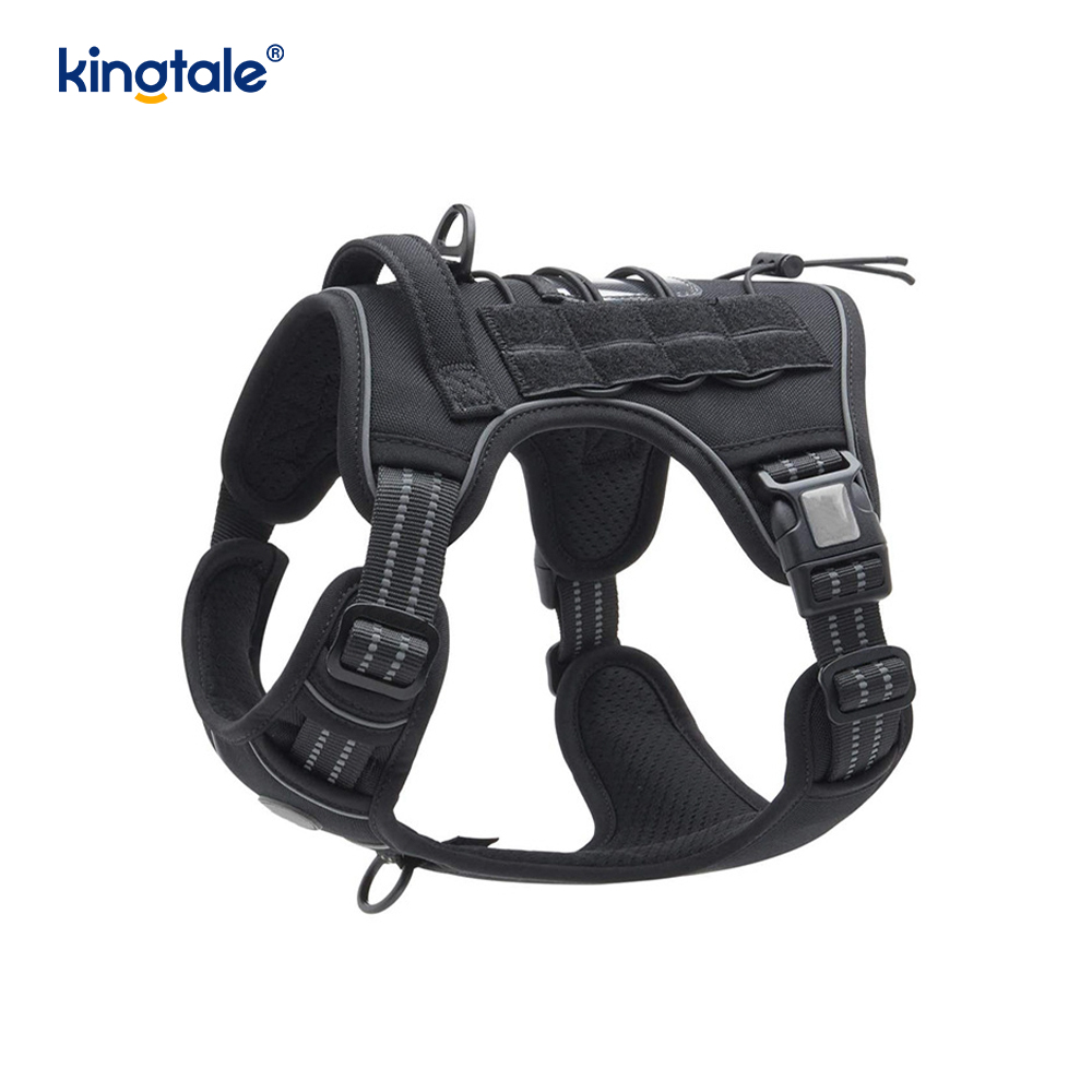 Solid No Pull Nylon Heavy Duty Hundebælte Vest Træningsseler Bryst