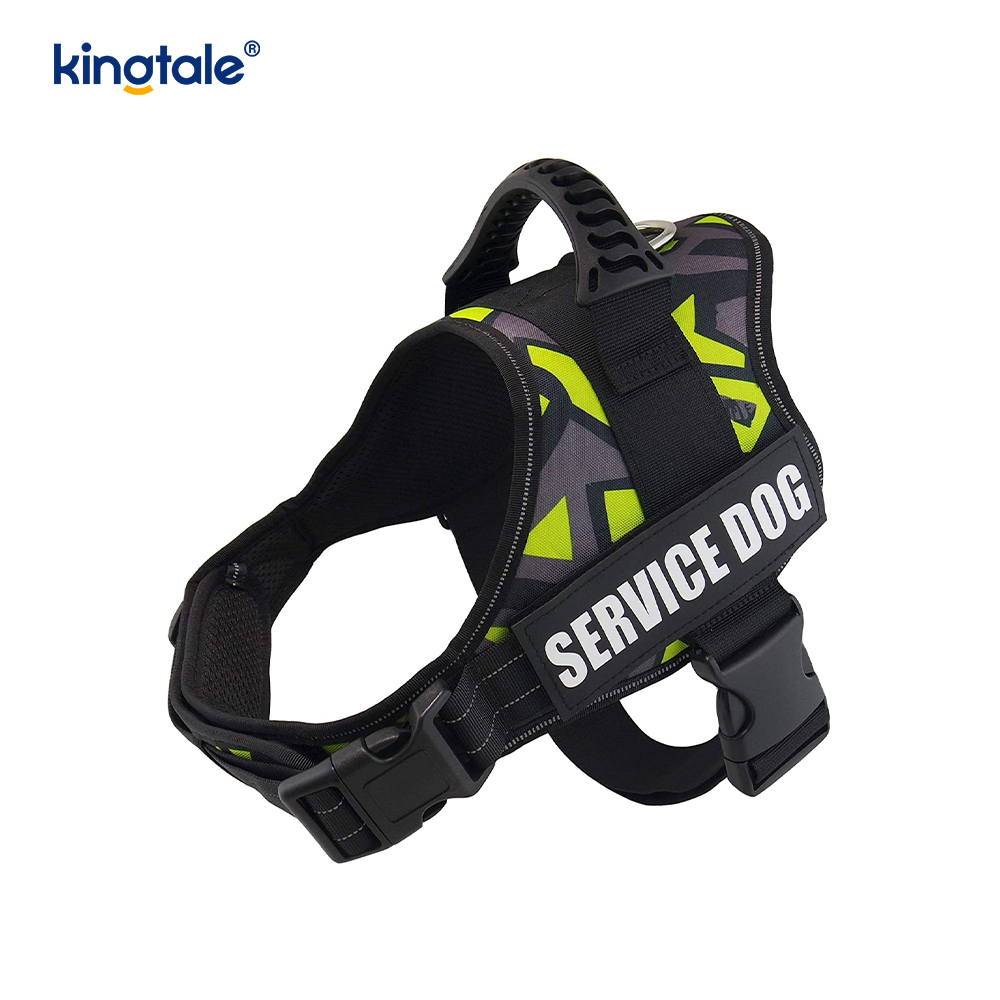 No Pull Reflekterende Designer Hundesele Solid Nylon Rope Hundesnor