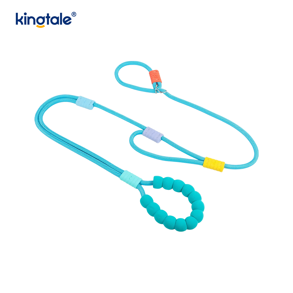 No Pull Holdbar Justerbar Nylon Dobbelt Håndtag Farverig Hunde Slip Leash