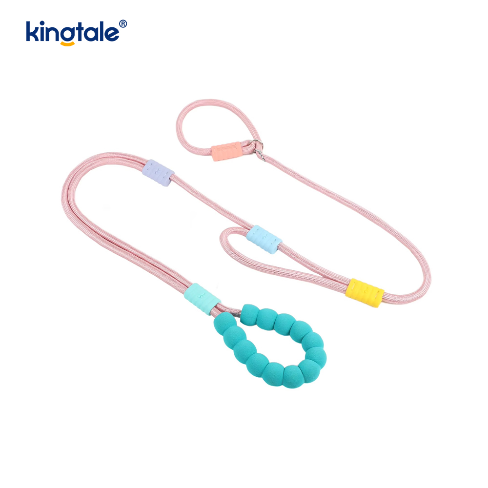 No Pull Holdbar Justerbar Nylon Dobbelt Håndtag Farverig Hunde Slip Leash