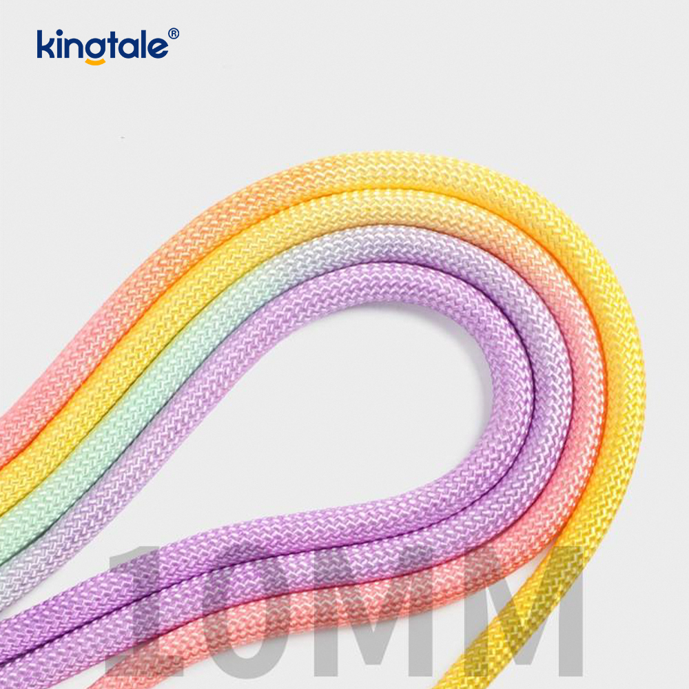 No Pull Holdbar Justerbar Nylon Dobbelt Håndtag Farverig Hunde Slip Leash