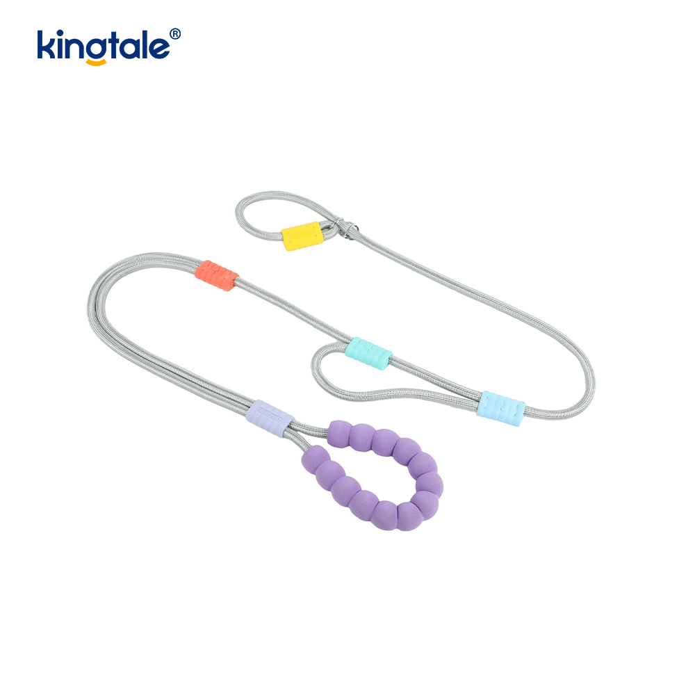 No Pull Holdbar Justerbar Nylon Dobbelt Håndtag Farverig Hunde Slip Leash