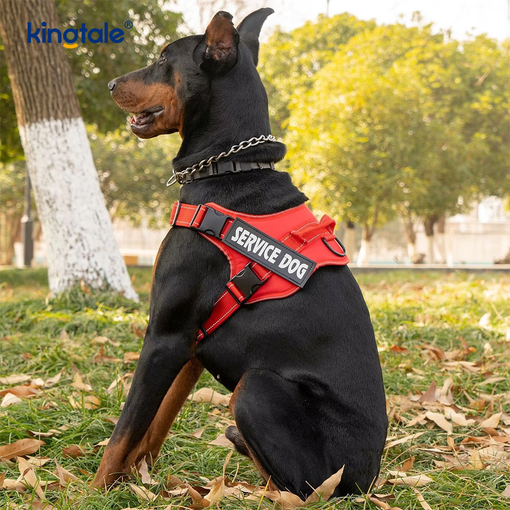 No-Pull Reflekterende Taktisk Heavy Duty Taktisk Hundesele til store hunde