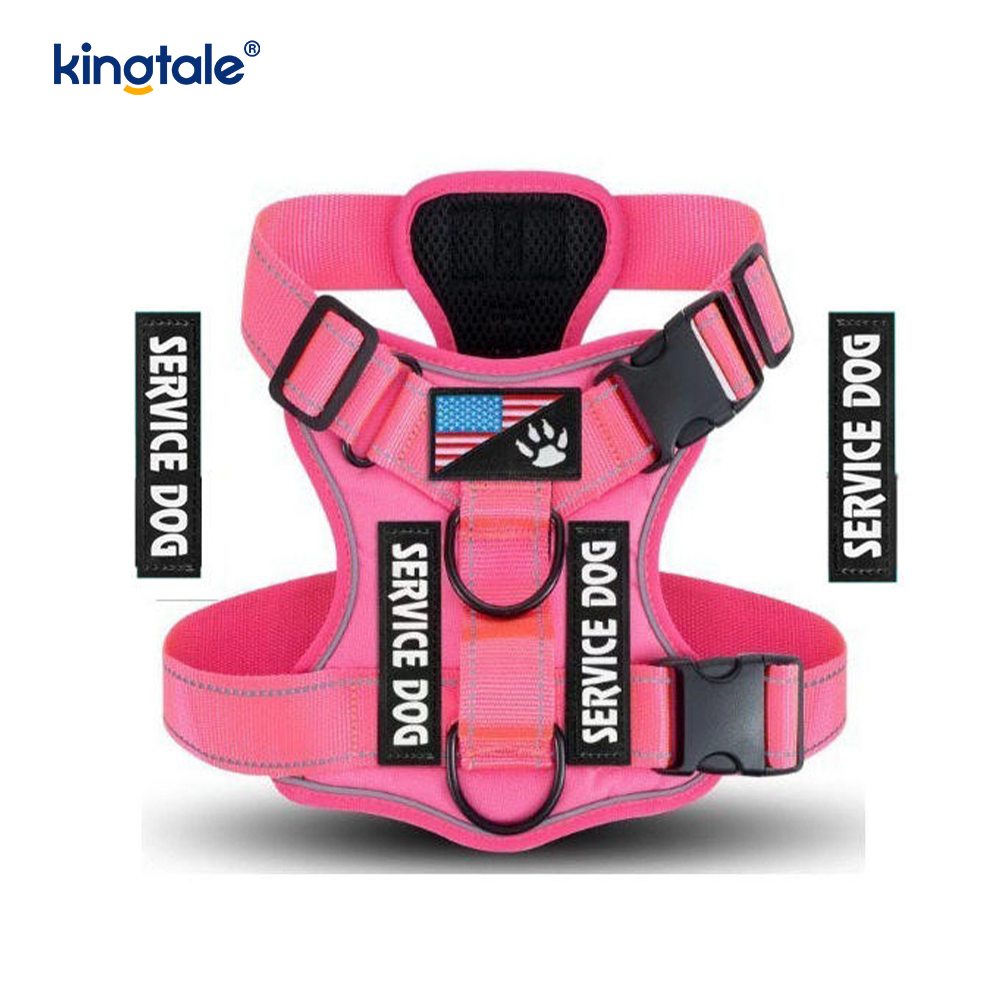 No-Pull Reflekterende Taktisk Heavy Duty Taktisk Hundesele til store hunde