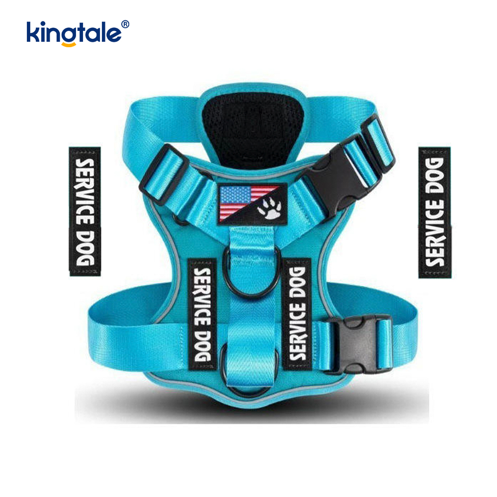 No-Pull Reflekterende Taktisk Heavy Duty Taktisk Hundesele til store hunde