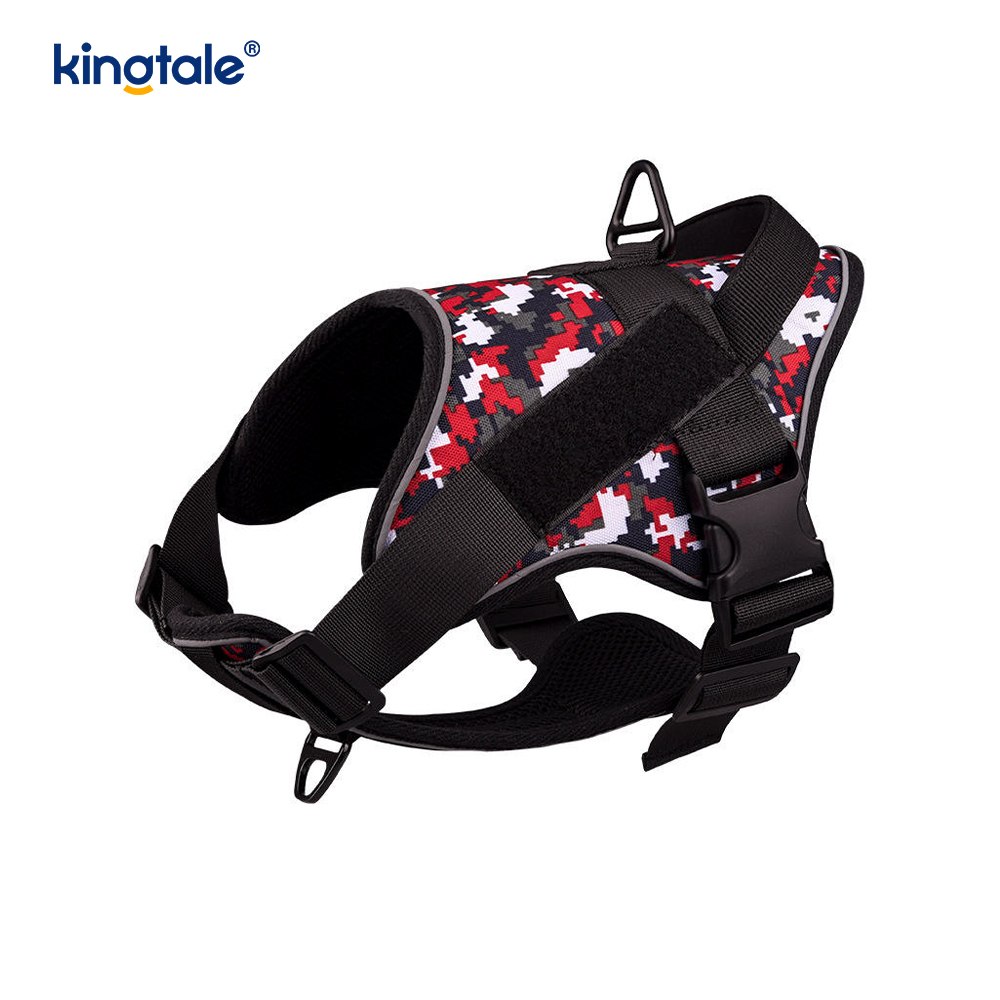 Heavy Duty Tactical No Pull Justerbar Reflekterende Pet Vest Hundesele