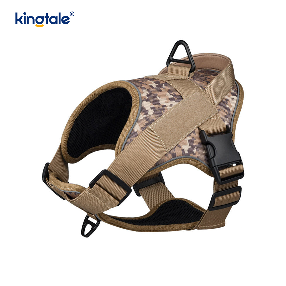 Heavy Duty Tactical No Pull Justerbar Reflekterende Pet Vest Hundesele