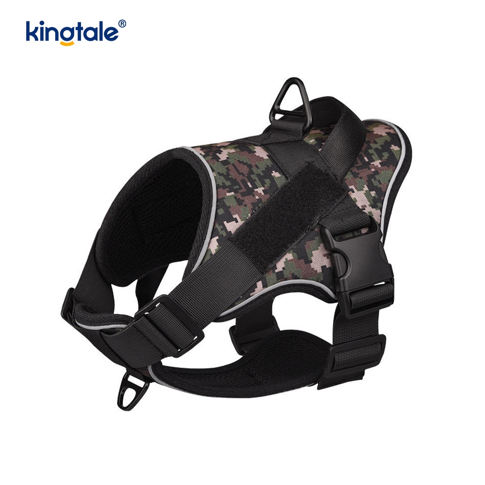 Heavy Duty Tactical No Pull Justerbar Reflekterende Pet Vest Hundesele