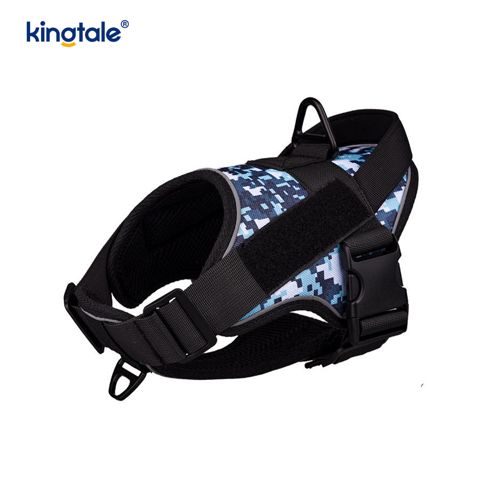 Heavy Duty Tactical No Pull Justerbar Reflekterende Pet Vest Hundesele