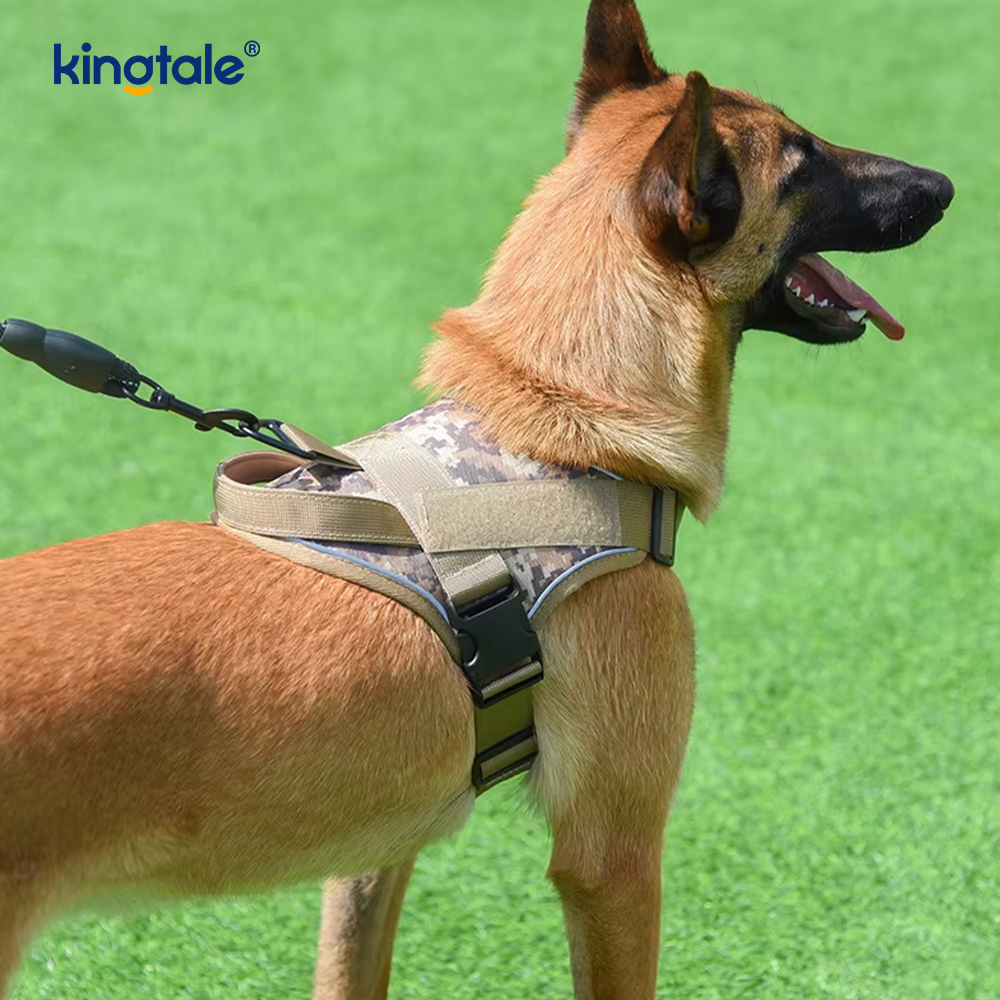 Heavy Duty Tactical No Pull Justerbar Reflekterende Pet Vest Hundesele