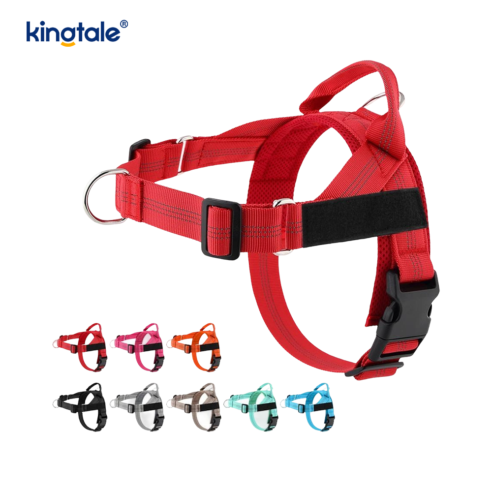 Brugerdefineret Reflekterende Mesh Holdbar Justerbar No Pull Dog Sele