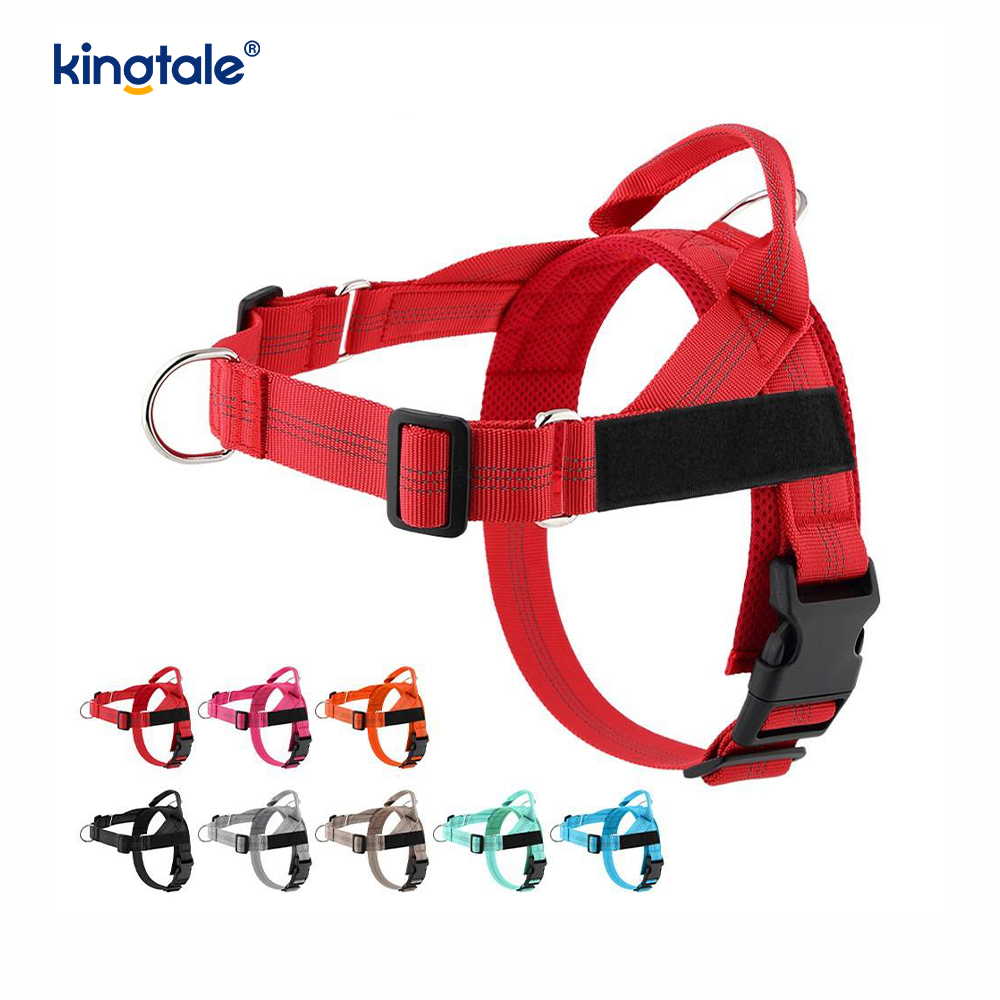 Brugerdefineret Reflekterende Mesh Holdbar Justerbar No Pull Dog Sele