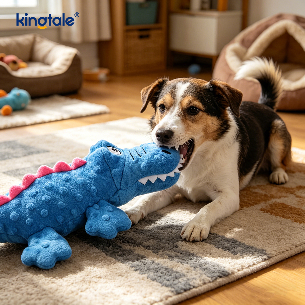 Crocodile Voice Plys Pet Chew Legetøj til hund