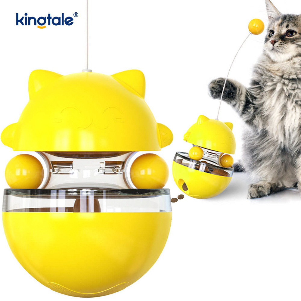 Interactive Cat Toy the Tumbler driller katten og går glip af bolden Nyt kattelegetøj