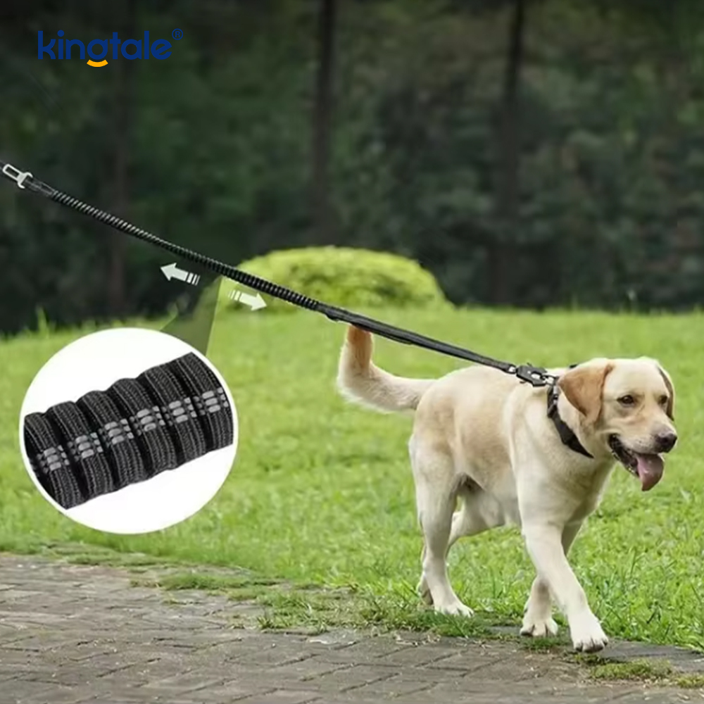 Reflekterende Nylon Sikkerhedssnor Elastik Buffer Solid Hunde Autostol