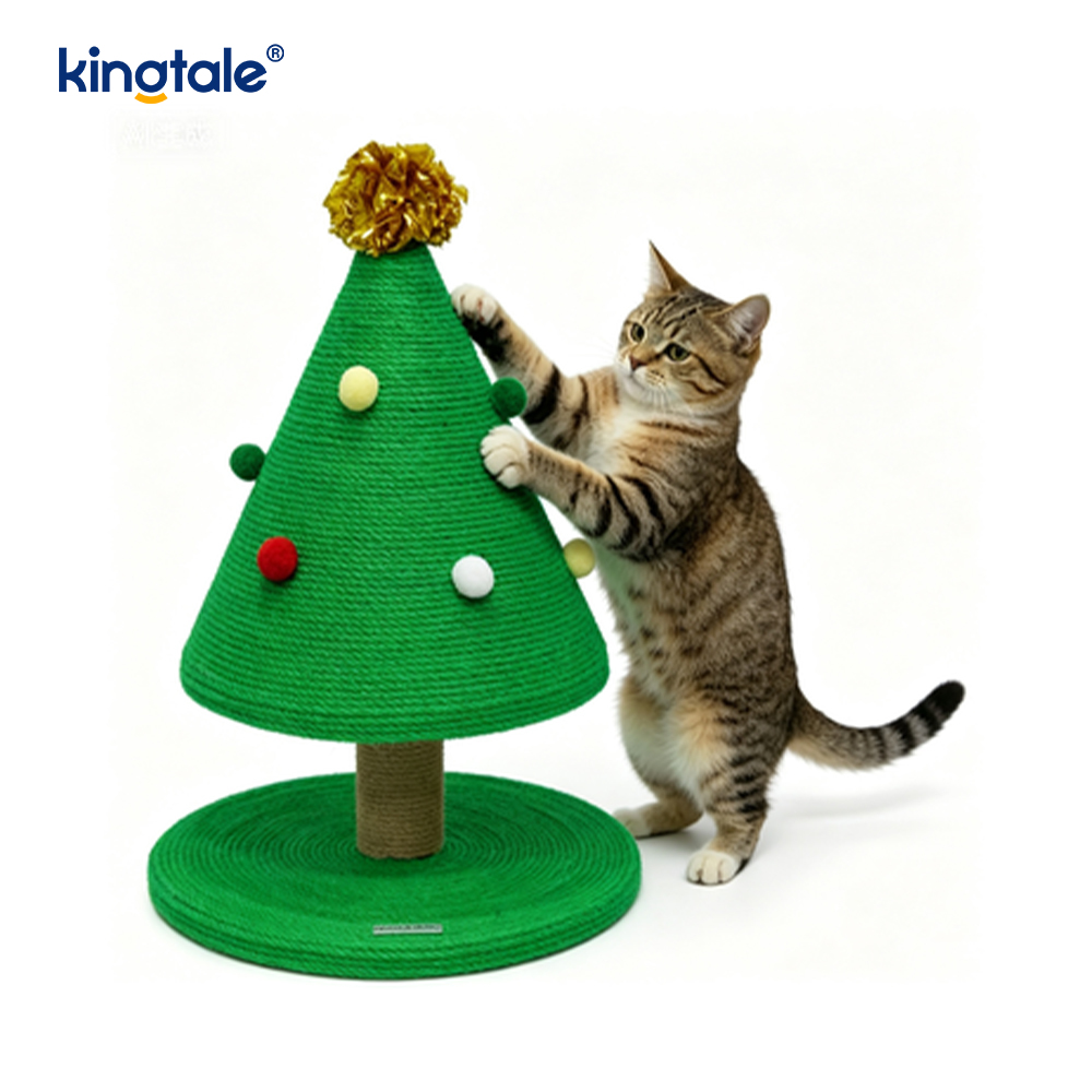 Christmas Series Custom Slidfast Cat Scratch Pillar Siege Tower Apartment