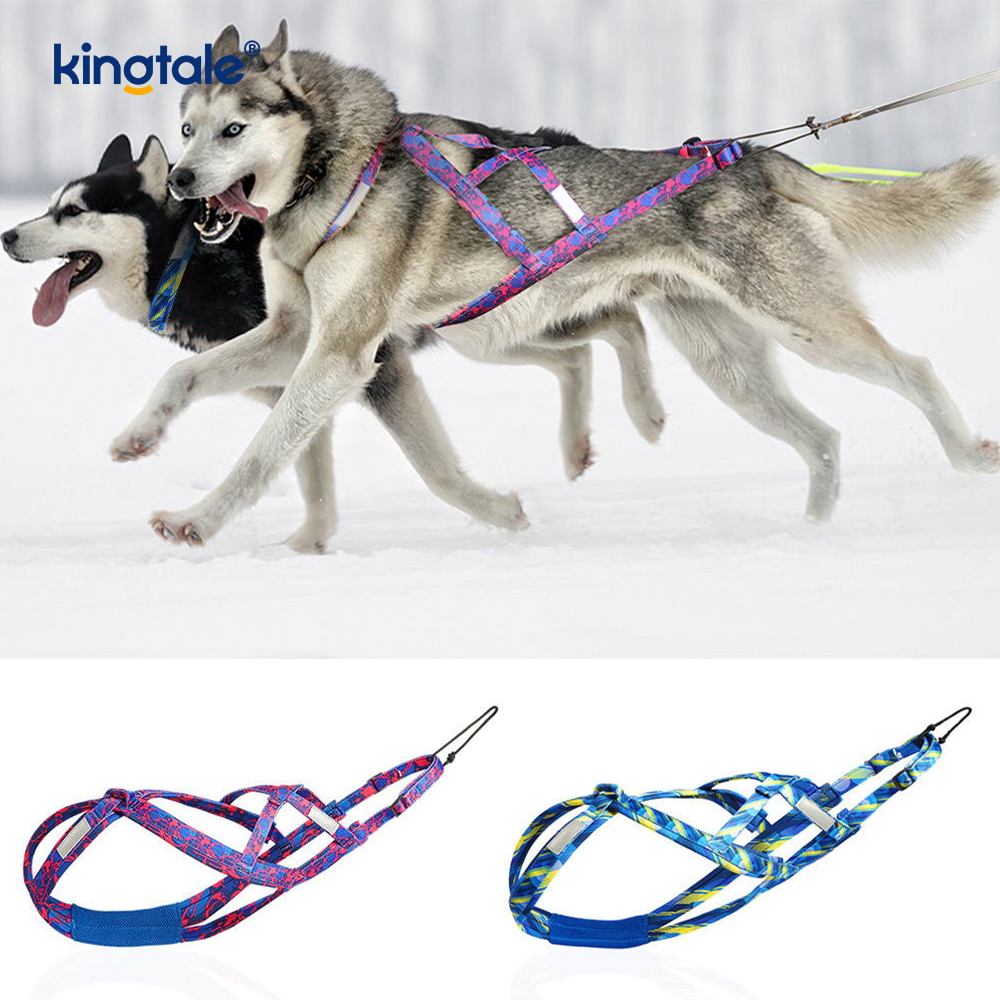 Dog Pulling Husky Mushing Harness X Rygsele til hunde