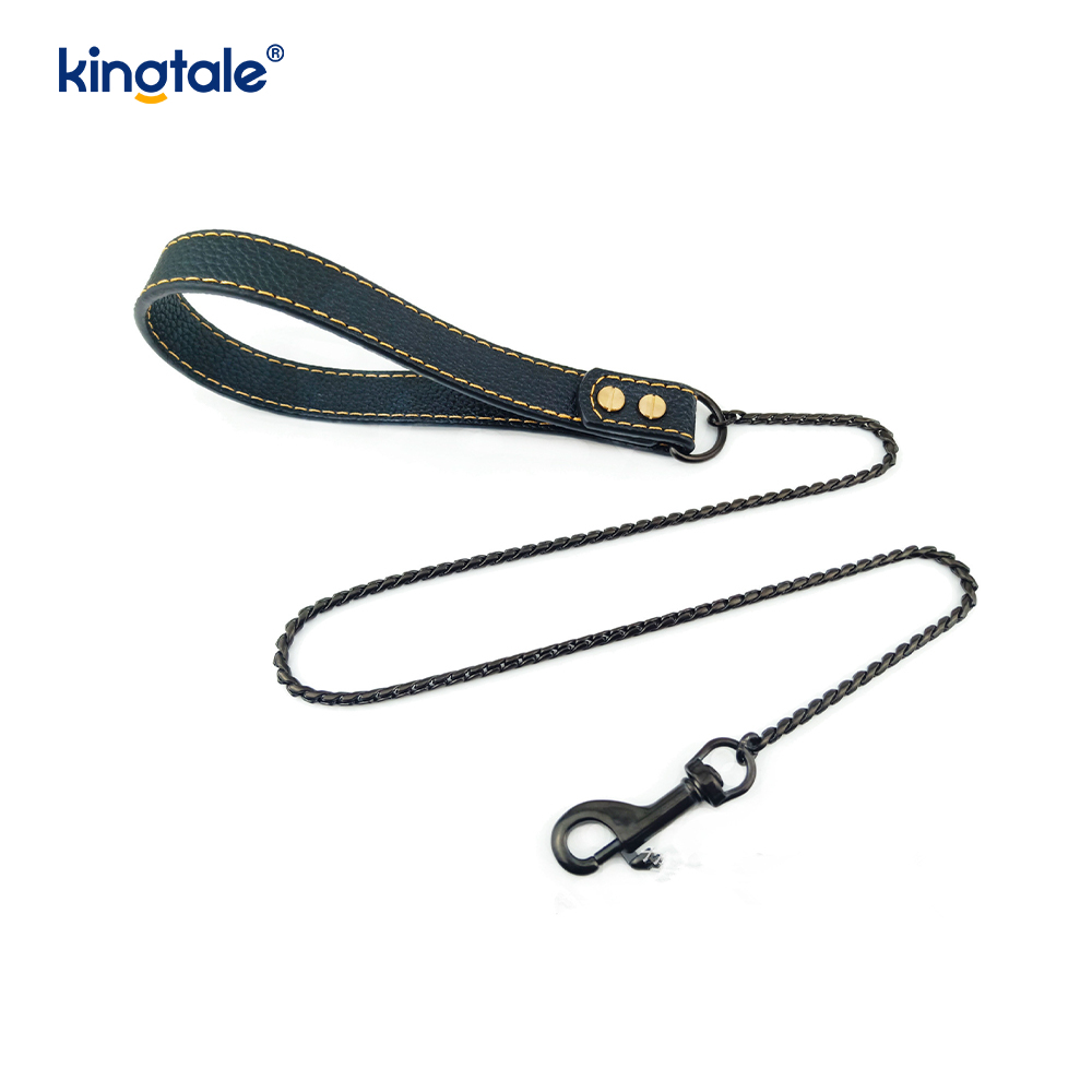 Heavy Duty Chain Hundesnor Metal Flerfarvet Pet Dog Walking Chain Leash
